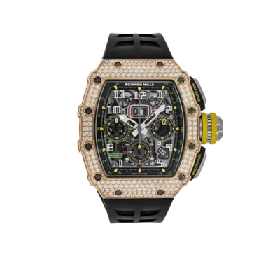 Richard Mille RM 11-03 Flyback Chronograph Diamond Set Rose Gold
