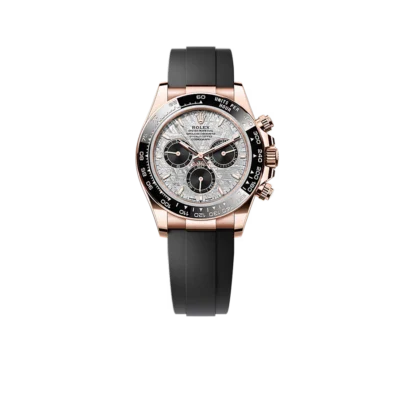 Rolex Daytona 40mm Oyster Perpetual Everose Gold with Meteorite and Black Dial M126515LN-0008