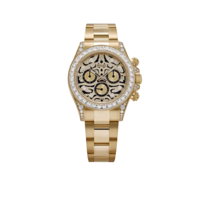 Rolex Daytona 'Eye of the Tiger' 116598TBR Yellow Gold Diamond Dial (Super Clone)